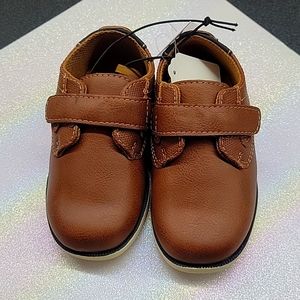 Toddler Boy Dress Shoe Brown Easter Wedding Ring Bearer Jumping Beans